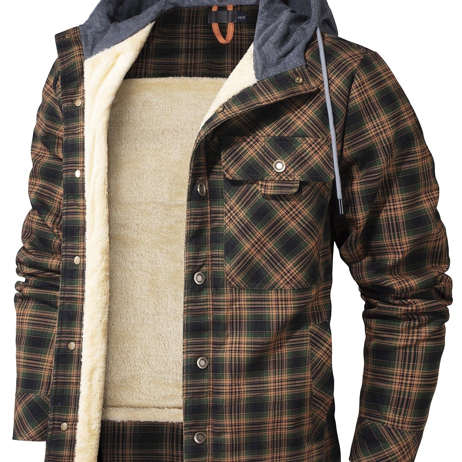 AlpenNord™ | Casaco de Flanela Woodland