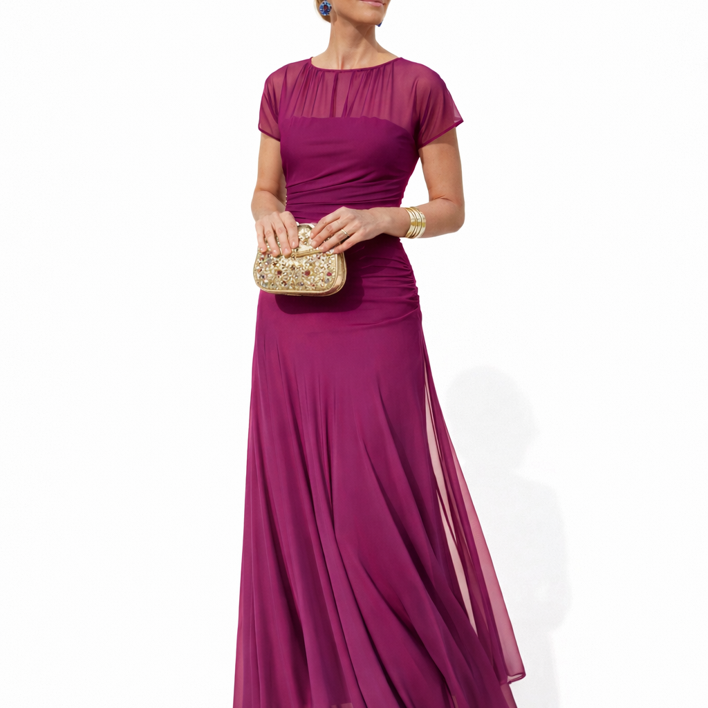 Veloria | Vestido Floral Largo Elegante para Mulher