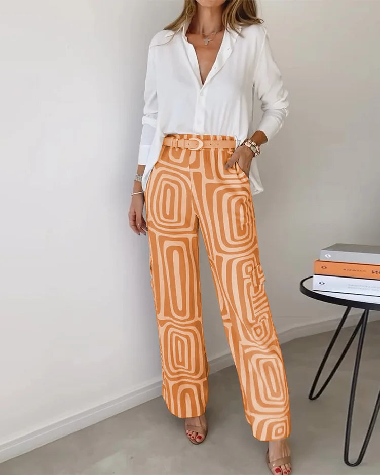 Olivia — Conjunto Elegante de Duas Peças