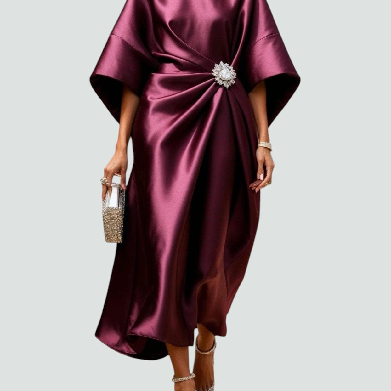 Isadora | Vestido longo de Mulher elegância atemporal