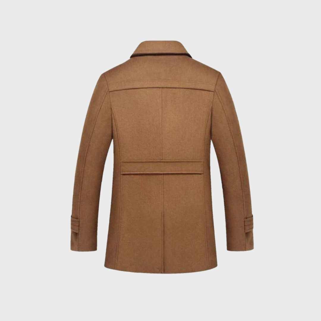 Andrzej — Casaco clássico de lã tipo peacoat