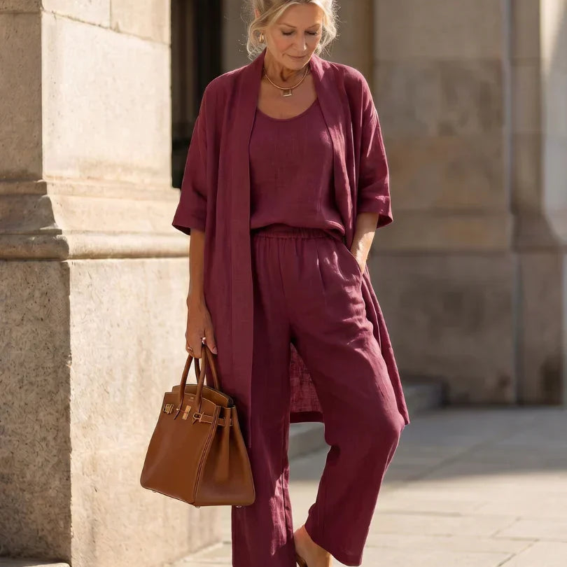 Linnea | Conjunto de Linho Leve para Mulher