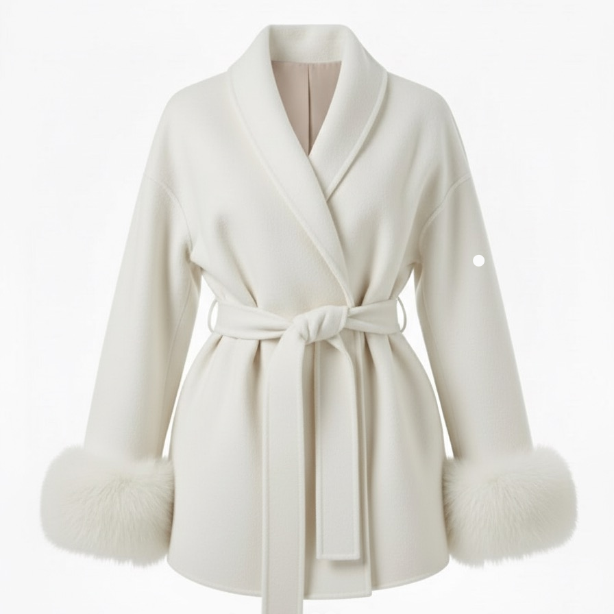 Arctic Grace — Casaco elegante em lã