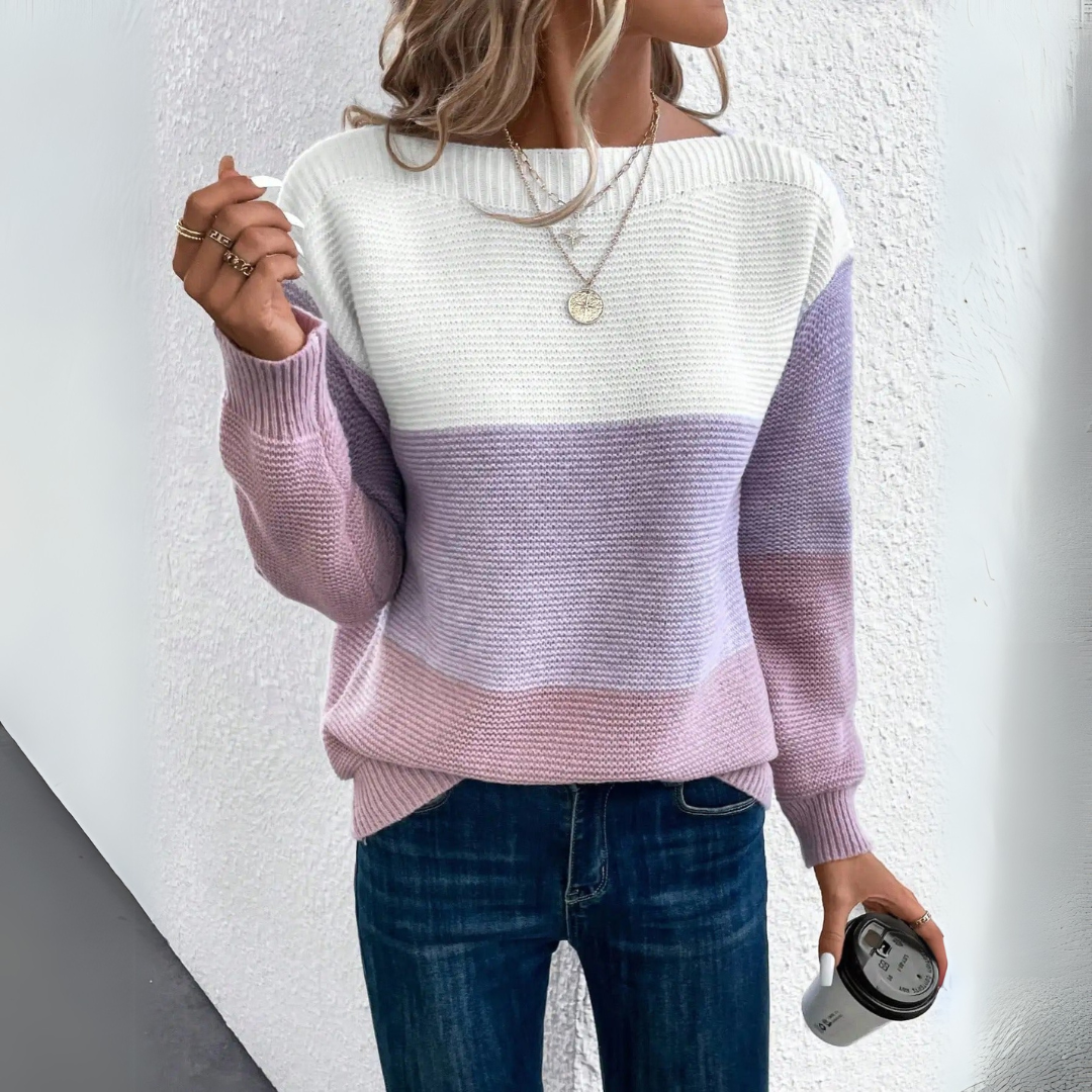 Clara | Camisola tricolor