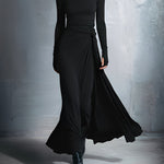 Fernanda – Vestido Maxi Traçado com Nó Lateral