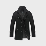 Andrzej — Casaco clássico de lã tipo peacoat