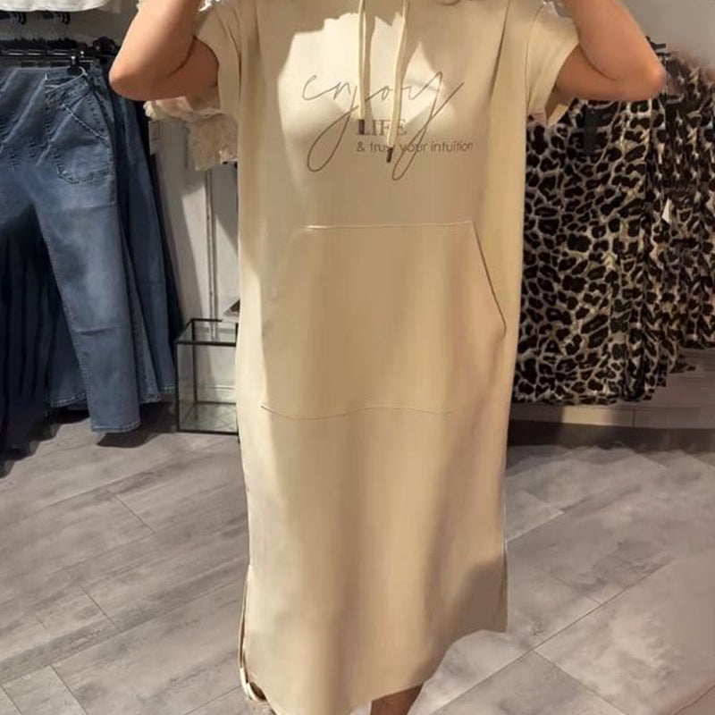 Saskia™ | Vestido casual com capuz