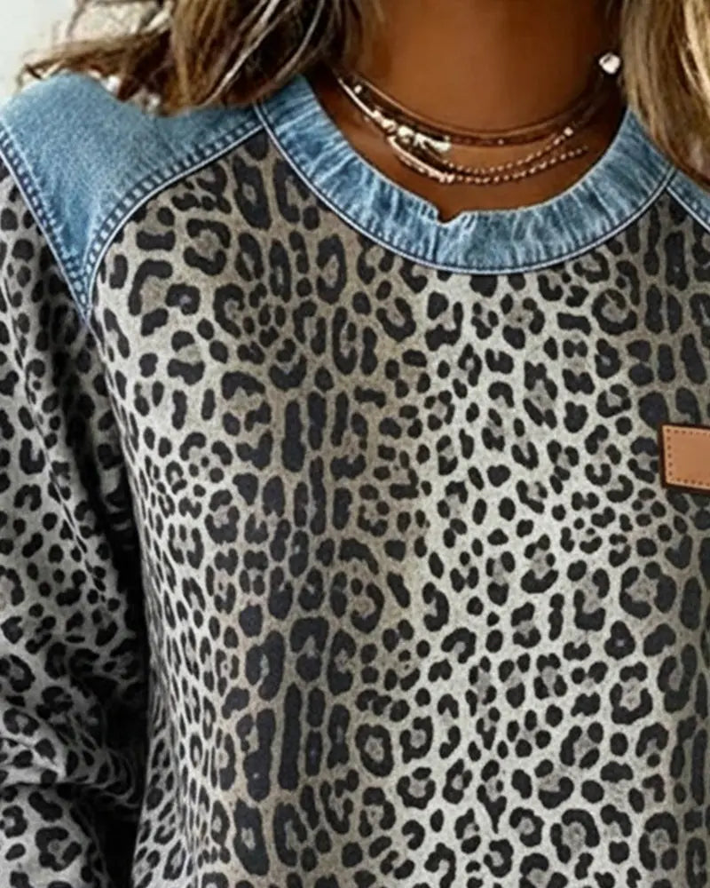 Leo — Camisola com Estampado Leopardo