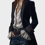 Nuria™ — Casaco de veludo elegante