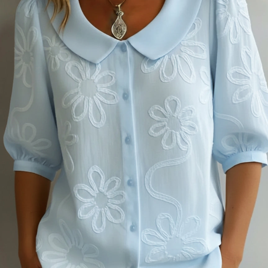 Aurélie | Blusa floral leve e elegante