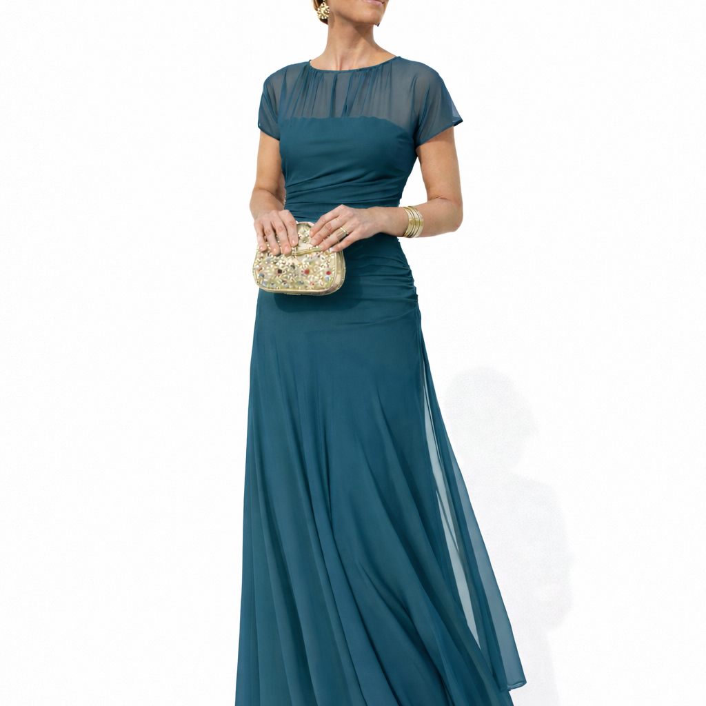 Veloria | Vestido Floral Largo Elegante para Mulher