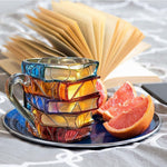 Leitura Feliz — Caneca Decorativa 3D