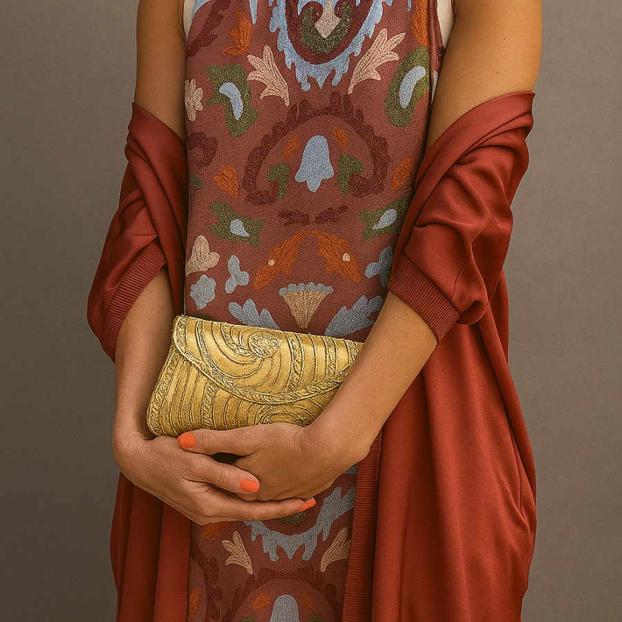ISABELLA | Vestido Estampado Elegante para Mulher