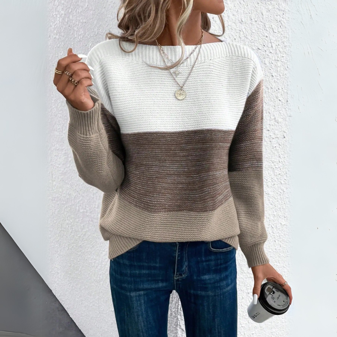 Clara | Camisola tricolor