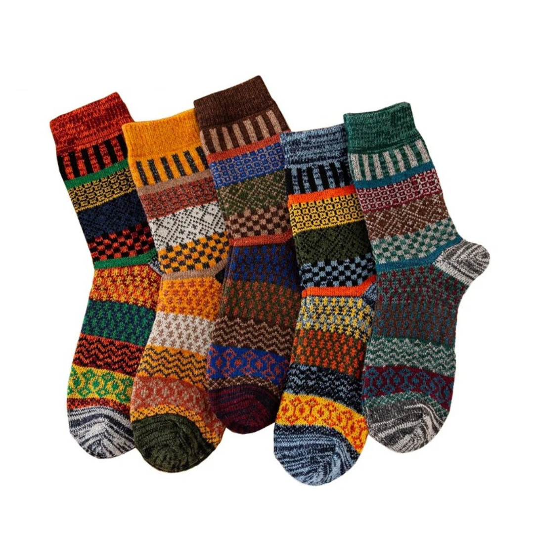 Meias térmicas de inverno — Pack de 5