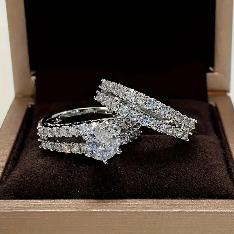 Conjunto de Anéis Éclat Éternel