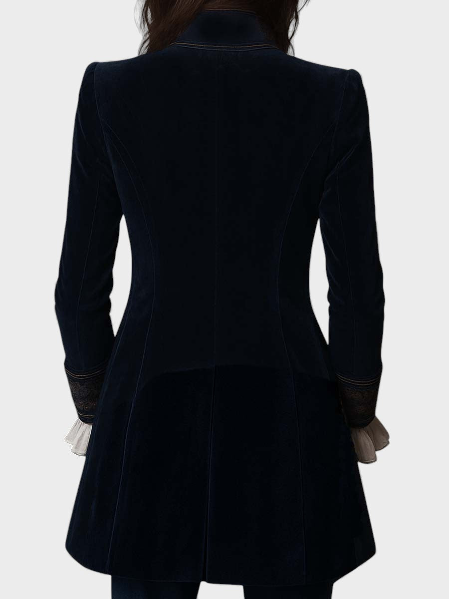 Nuria™ — Casaco de veludo elegante