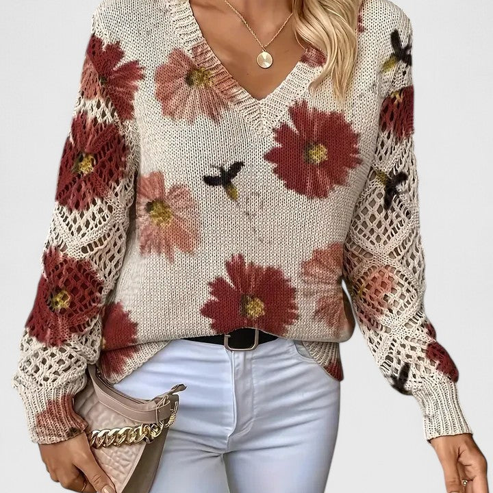 Aurélie | Camisola com padrão floral