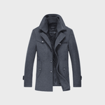 Andrzej — Casaco clássico de lã tipo peacoat