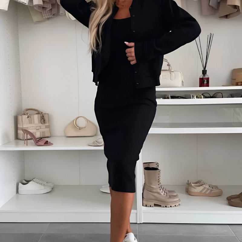 Manon | Conjunto de vestido e casaco