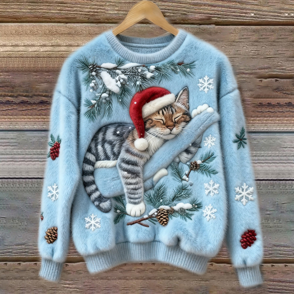 Lulu | Camisola de Natal com gatos