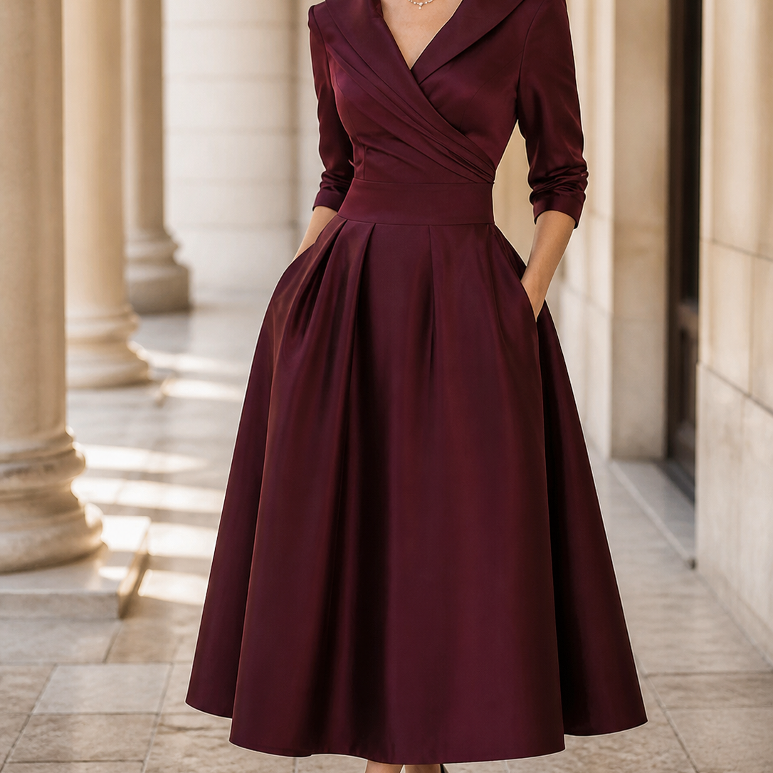 Élodie - Vestido midi de Mulher