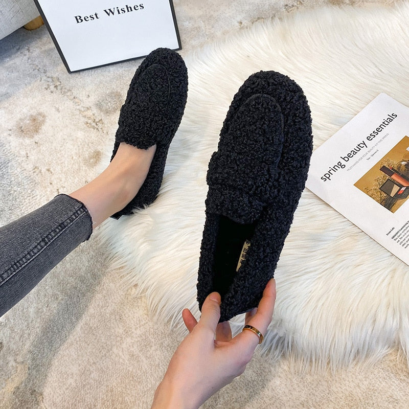 Solenne | Mocassins quentes com design elegante para Mulher