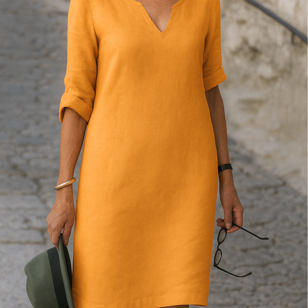 Ria™ | Vestido elegante com decote em V