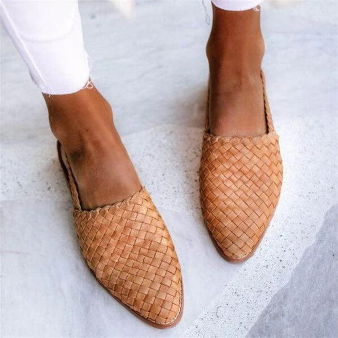 Honória™ | Slingbacks elegantes de tecido
