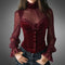 Elvira — Blusa Intemporal com Detalhes em Renda