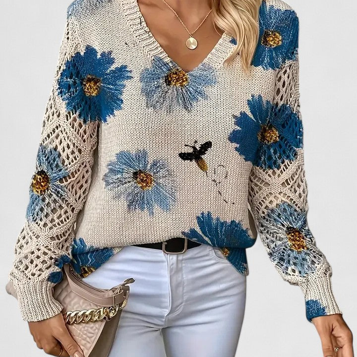 Aurélie | Camisola com padrão floral