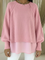 Camisola Grazia efeito duas peças, rosa