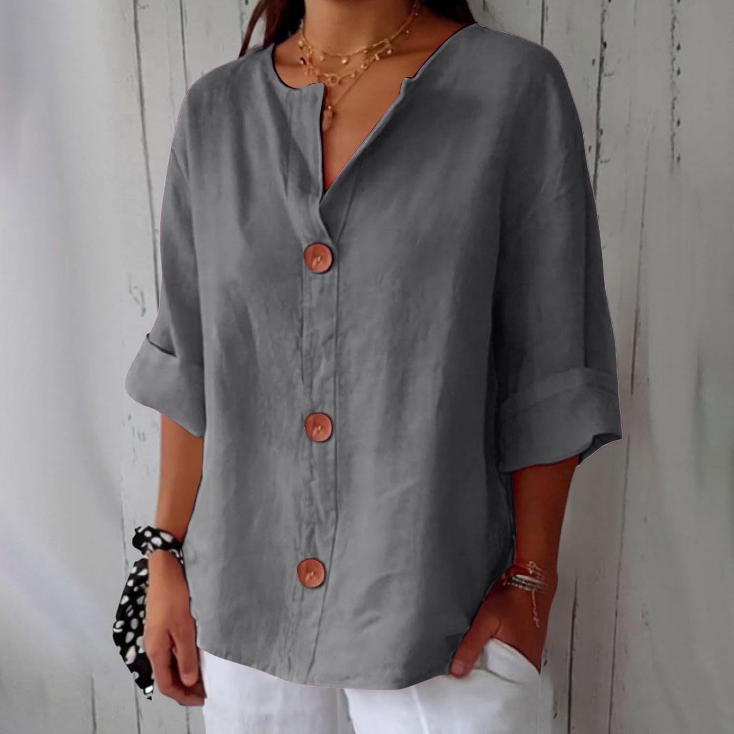 Clara — Blusa Casual Elegante