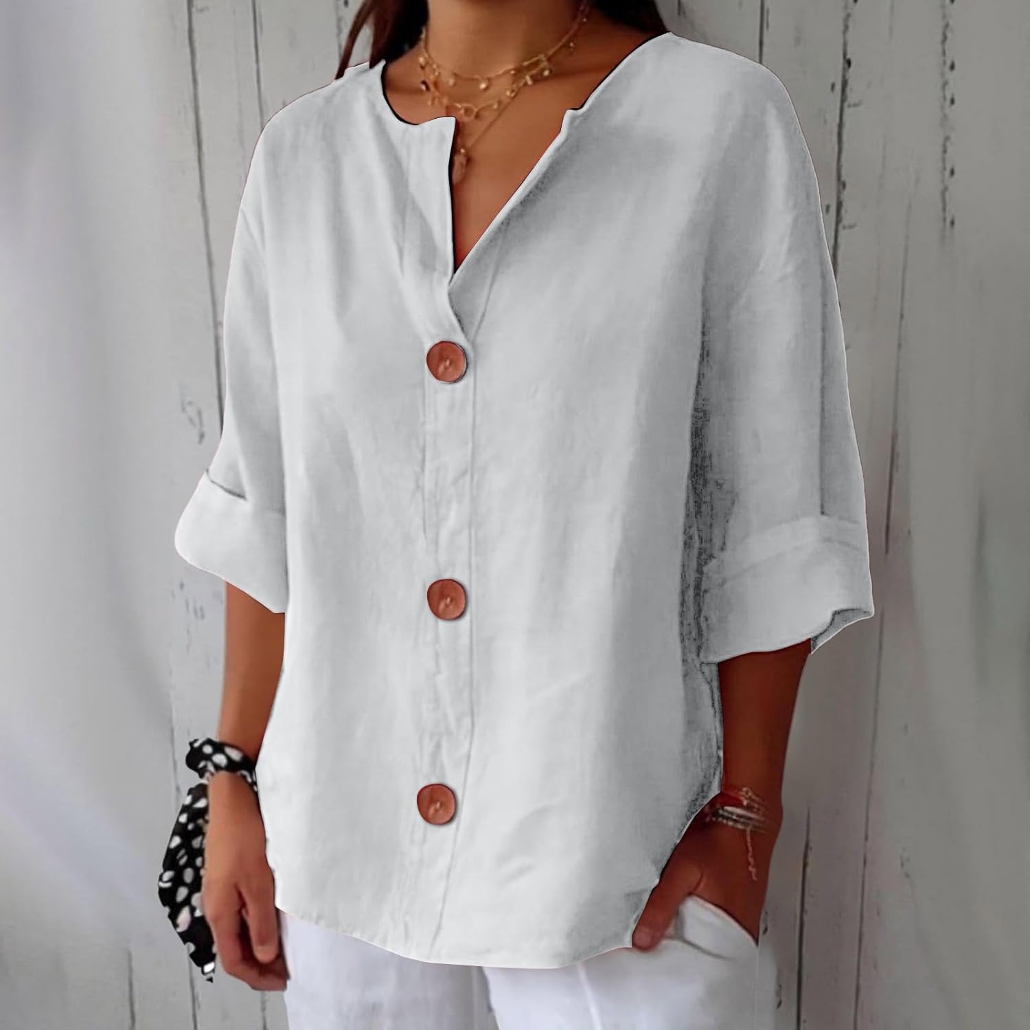 Clara — Blusa Casual Elegante