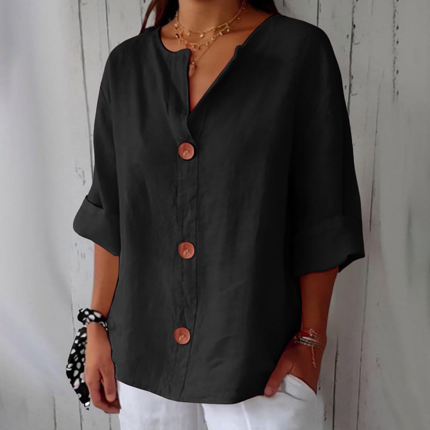 Clara — Blusa Casual Elegante