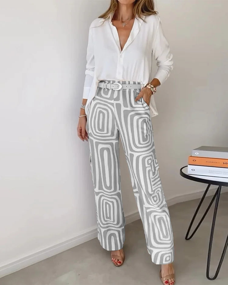 Olivia — Conjunto Elegante de Duas Peças