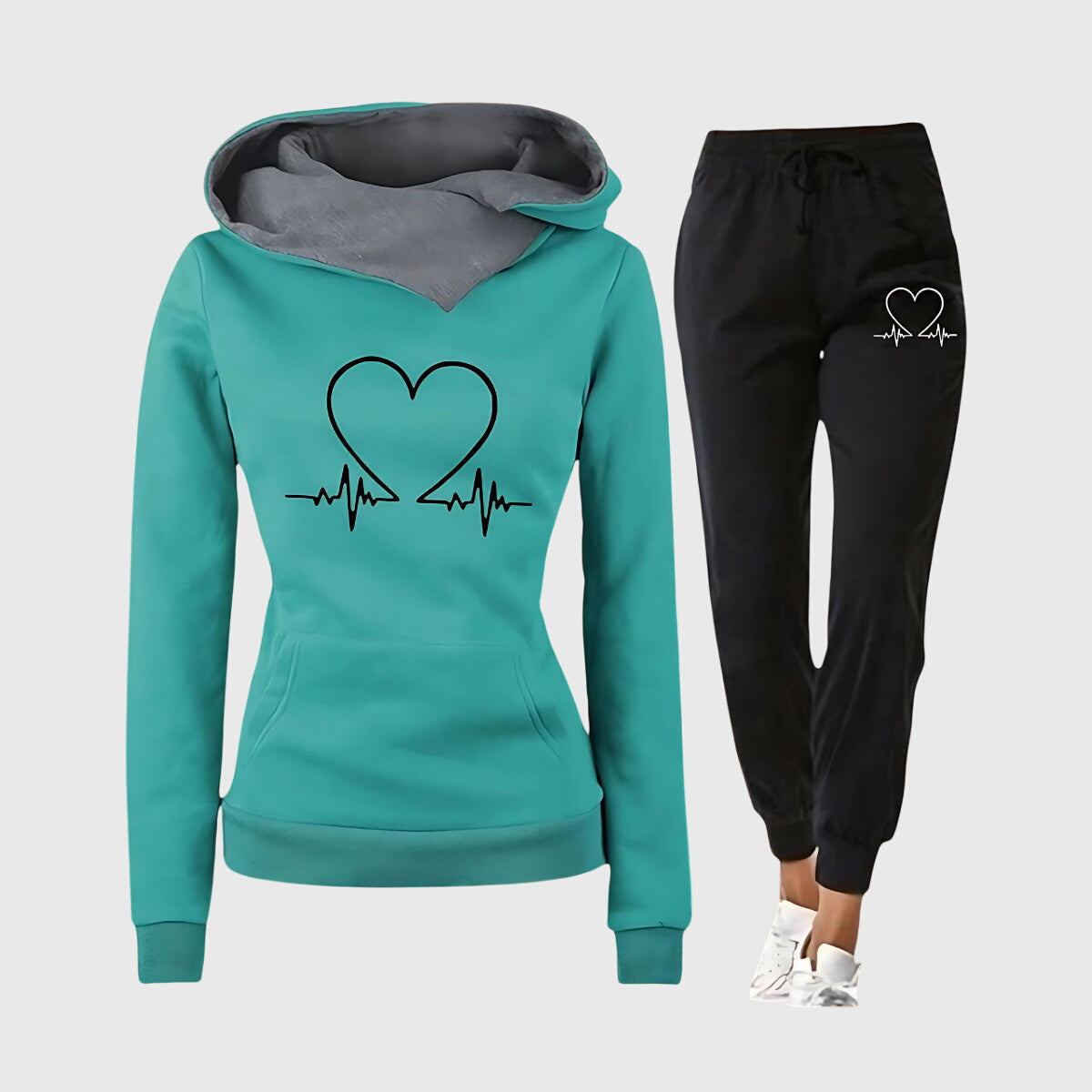 Conjunto confortável de fato de treino