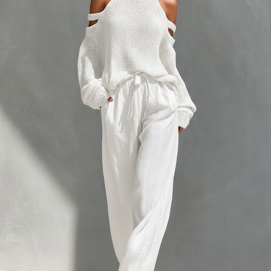 Camilla | Conjunto moderno em malha e linho
