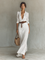 Edda – Vestido Comprido com Gola de Lapela