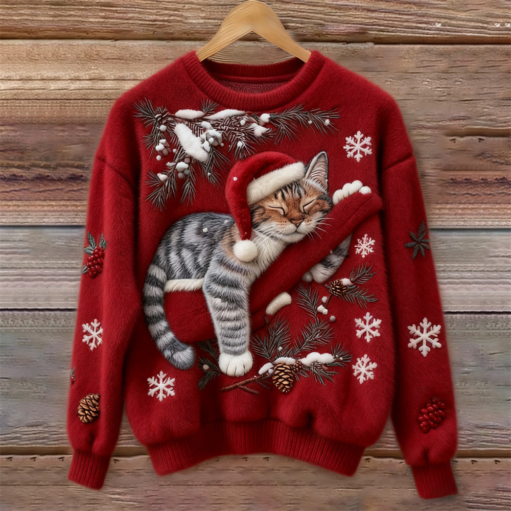 Lulu | Camisola de Natal com gatos