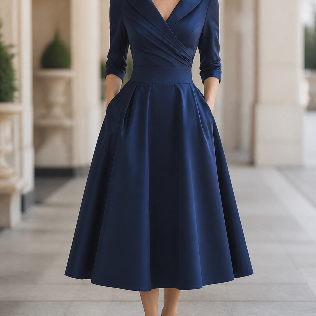 Élodie - Vestido midi de Mulher