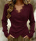 Katia — Camisola com decote em V e detalhes em renda