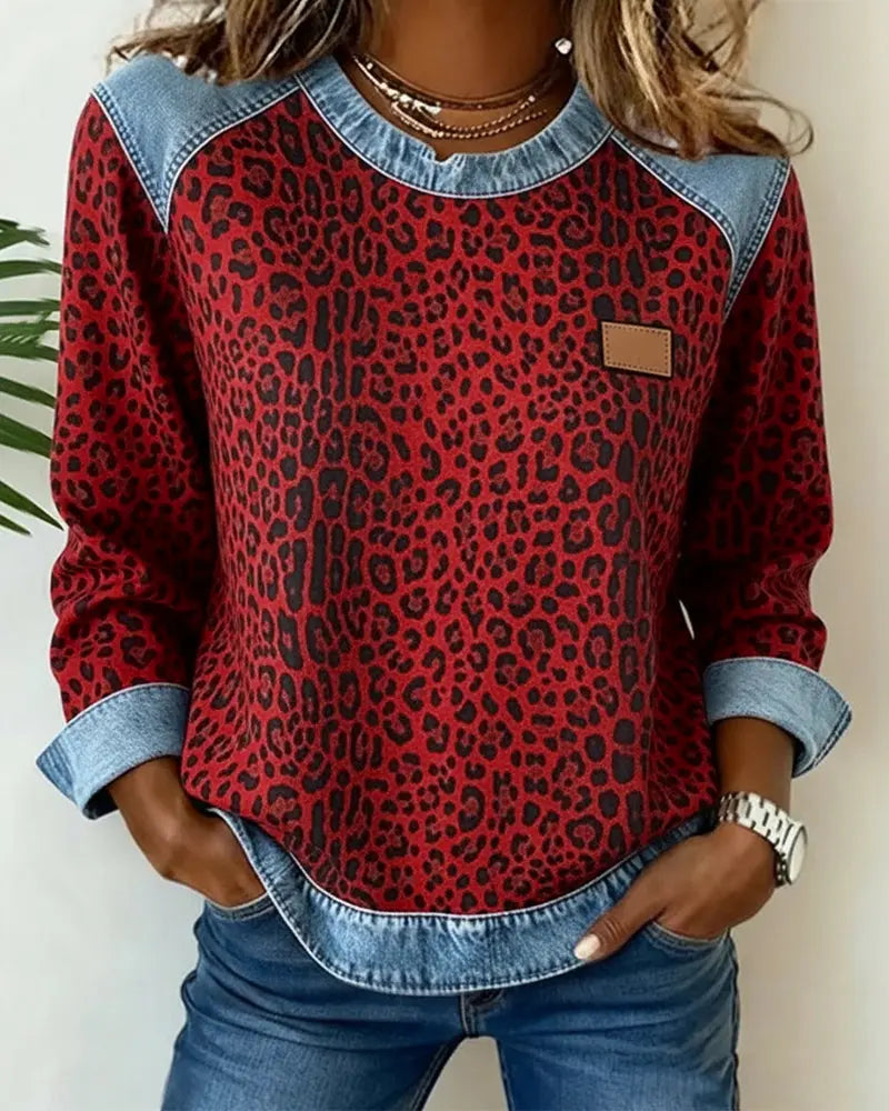 Leo — Camisola com Estampado Leopardo