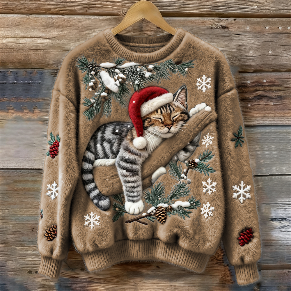 Lulu | Camisola de Natal com gatos