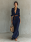 Edda – Vestido Comprido com Gola de Lapela