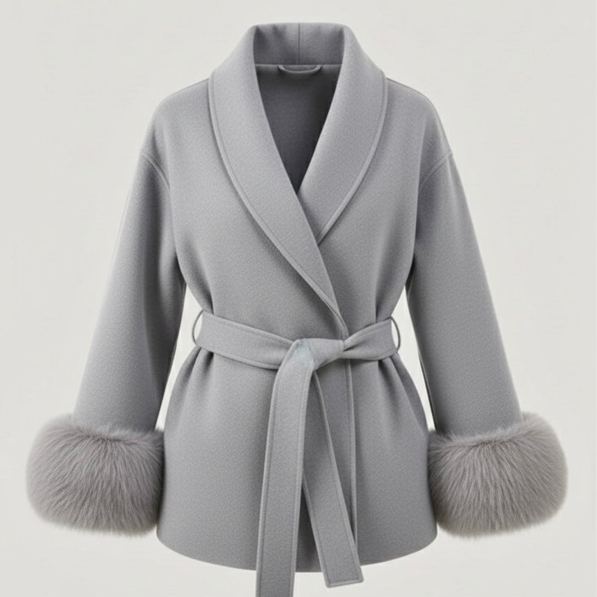 Arctic Grace — Casaco elegante em lã