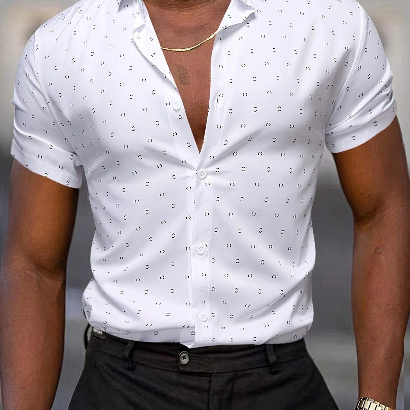 GIULIO — Camisa de Verão com Estampado