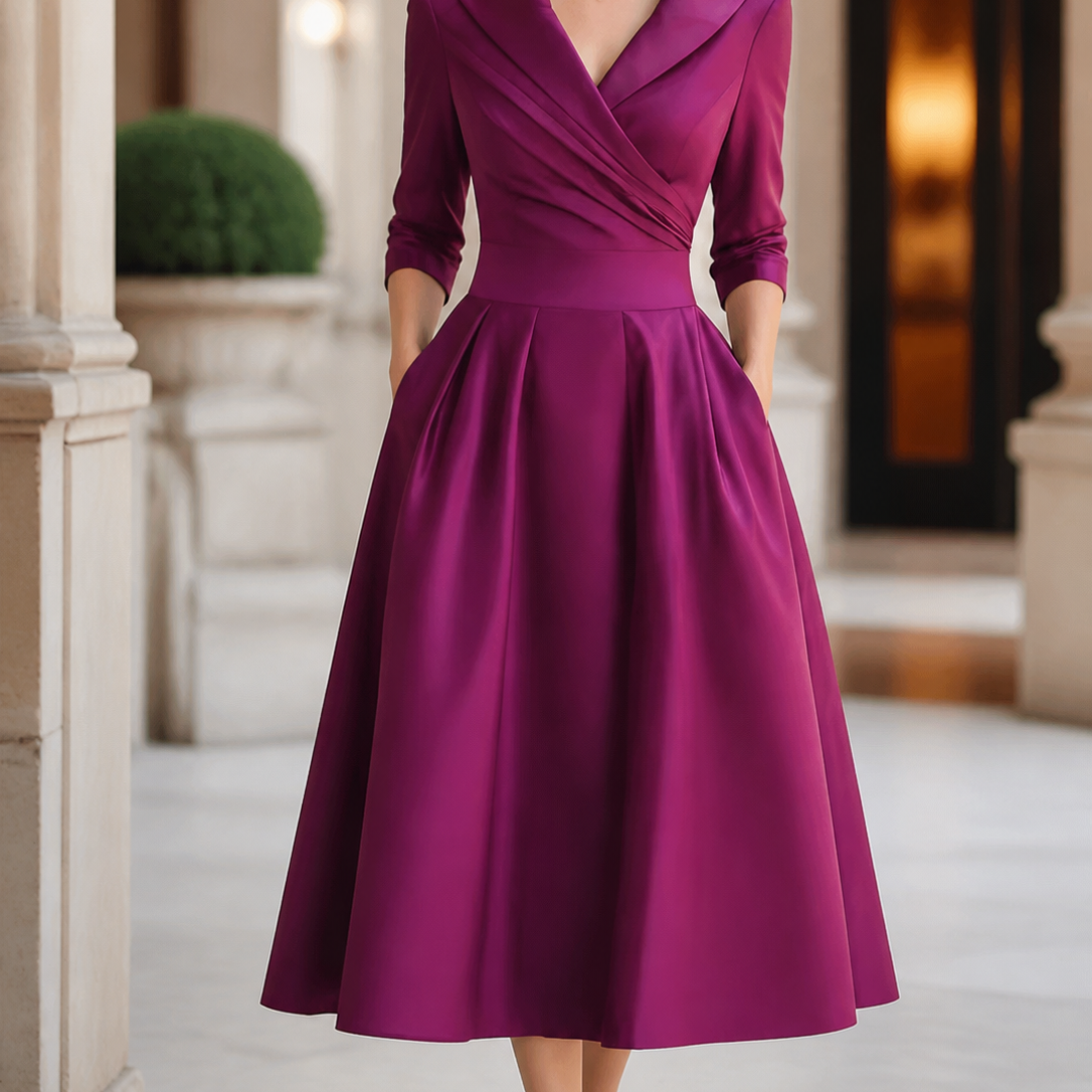 Élodie - Vestido midi de Mulher