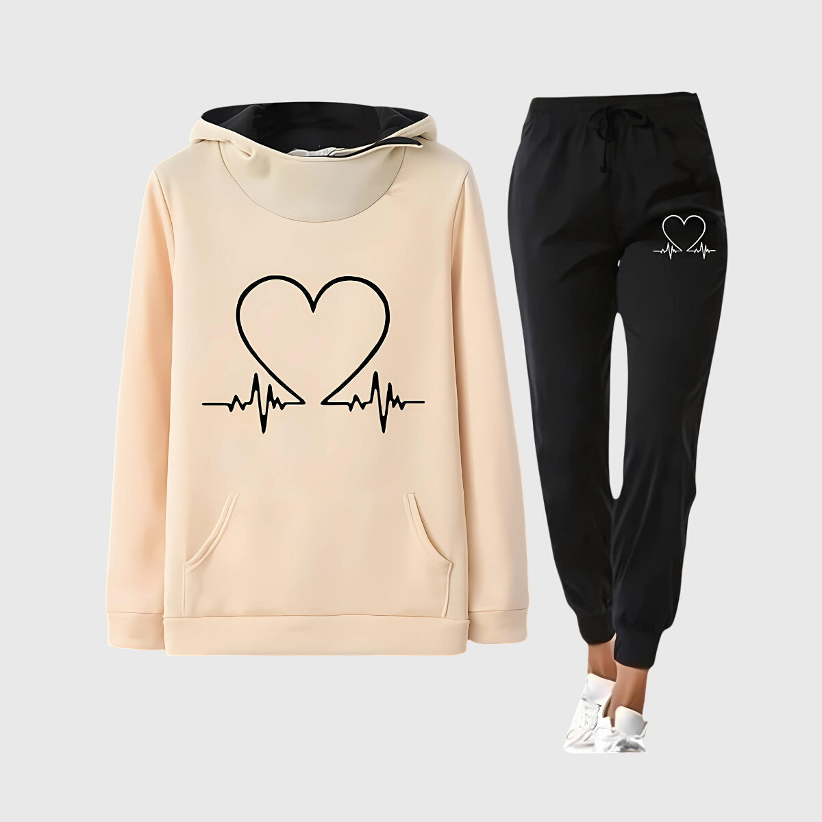 Conjunto confortável de fato de treino
