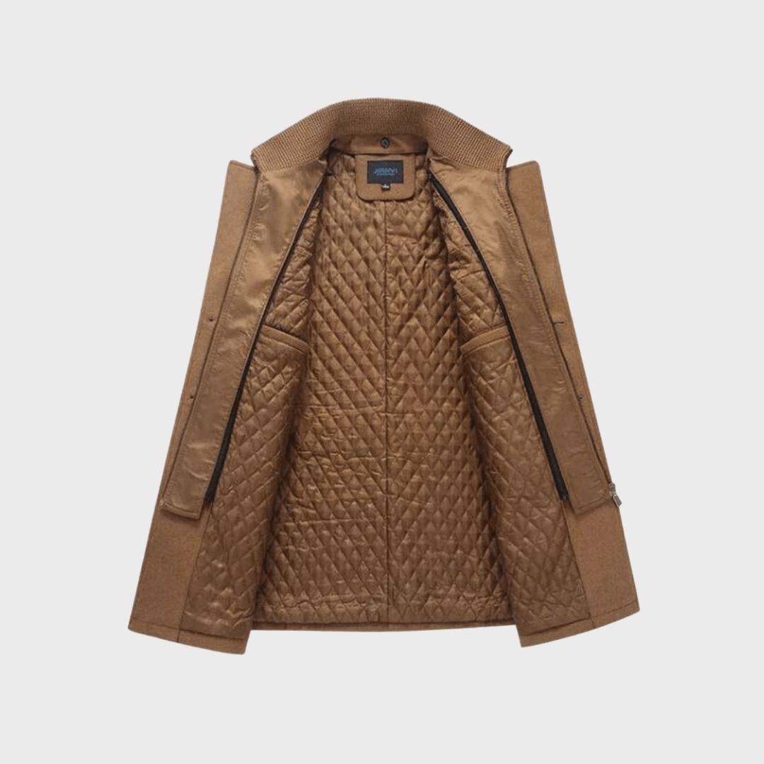 Andrzej — Casaco clássico de lã tipo peacoat